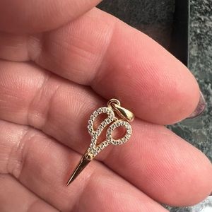 Scissor necklace pendant